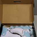 Inline Skates for Women Girls - Adult Inline Skates for Outdoor and Indoor, with Durable Outer Shell and Ankle Support, ABEC-7 Bearings, Solid and Comfortable (US Women 9, Blue / White)