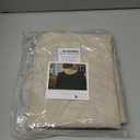 100% Linen Fabric – Lightweight Delavé Vintage Dyed – Two-Tone Effect – Pre-Washed Soft & Breathable – 52" Wide – by The Linen Lab (Natural, 1 Yard pre Cut)