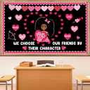 Valentines Day Bulletin Board Decorations - Shejdgart Black History Month Classroom Decorations Set Black Girl Paper Cutouts Bulletin Board Decor School Office Wall Chalkboard Decor Supplies
