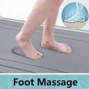 Arotive Memory Foam Bathroom Rug Mat 30x20, Ultra Soft and Absorbent Bath Mat, Machine Wash Dry, Comfortable Bath Rug Carpet for Bathroom Floor, Tub and Shower, Medium Grey