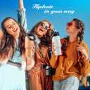 4 x Insulated Tumbler,34 oz Stainless Steel Water Bottle, BPA-Free, Double-Walled Vacuum, Flip Straw for Travel, Keeps Drinks Hot & Cold for 12 Hours,For Outdoors Car Gym Office (Peach)