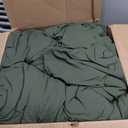 Bedsure Oversized King Comforter Set, Dark Green Soft Prewashed Bedding for All Seasons, 3 Pieces GentleSoft Bed Set, 1 Lightweight Comforter (120"x98") and 2 Pillowcases (20"x36")