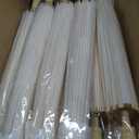 Sadnyy Paper Umbrellas Parasol Umbrella, 33 Inches, White, 50 Pack