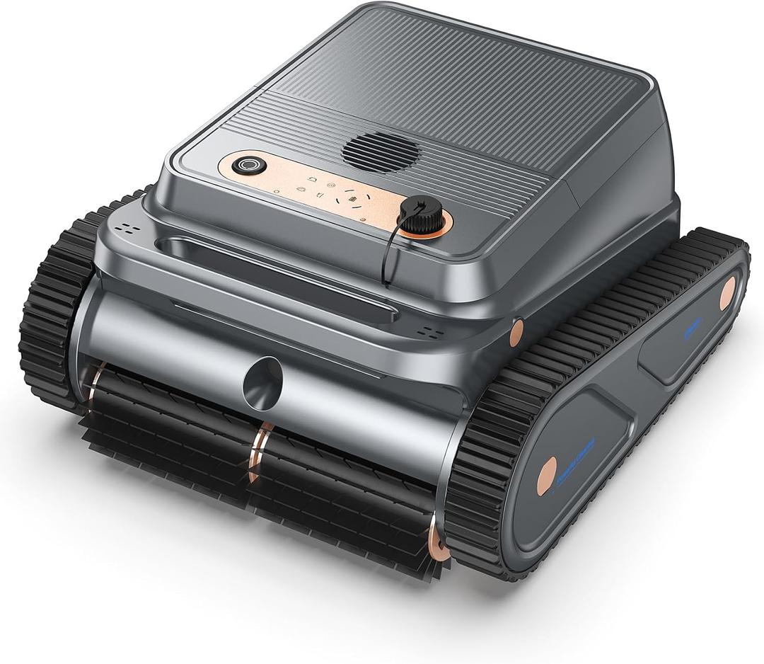 U8 Cordless Robotic Pool Cleaner for Walls & Waterline, Automatically Climbs & Cleans, No Hand-Scrubbing, Auto-Docking, 150min Runtime Pool Vacuum Robot for Inground Pools up to 2600 Sq.ft