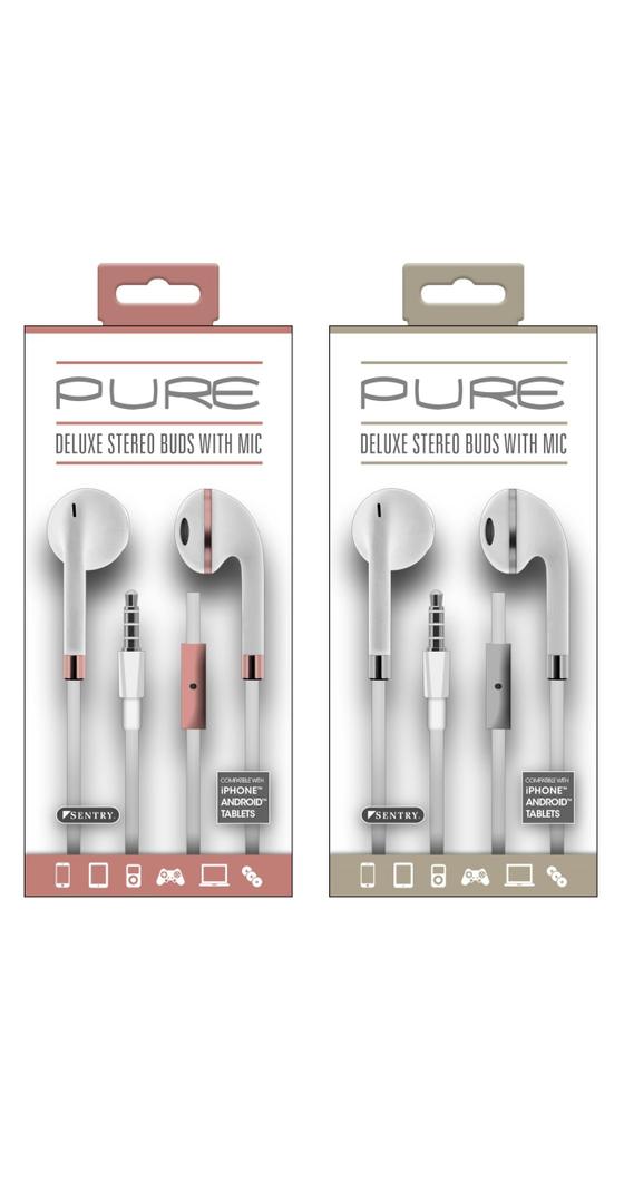 Set of 2 Pure Stereo Earbuds