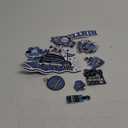 My Birthday Cruise Door Magnets Decorations, Blue Black Silver Happy Birthday Cruise Ship Door Decor Magnetic for Women Men Girls Boys Anniversary Party Supplies Door Refrigerator Fridge Car Kitchen