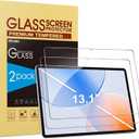 SPARIN 2 Pack 13.1 Inch Screen Protector for Samsung Galaxy Tab S10 FE Plus 2025, Tempered Glass for Samsung Tablet S10 FE+, Case Friendly Accessories, S Pen Compatible, HD Clear Film