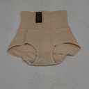 Tummy Control Shapewear Panties for Women High Waisted Body Shaper Slimming Shapewear Underwear Girdle Panty (Small, Beige-smooth Fabric)