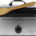 NRG Professional Hot Stone Warmer for Massage Therapy, 18 Quart - Hot Stone Heater Hot Stones Warmer Massage Stone Heater Massage Stone Warmer Massage Accessories - Adjustable Temperature Control