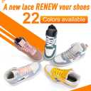 4 x VSUDO 5/16" Fine Weave Flat Shoe Lace Shoestring for Running Athletic Sneaker
