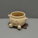 Swing Hanging planters Smile Face Indoor: Cute DIY Hair Planters in Garden