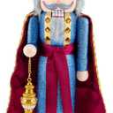 Nutcracker Figures of 15" Christmas Decorative, Nutcracker Puppet Wooden Pure Hand-Painted Nutcracker, Festive Collectible Puppet Toy Kids Gifts Christmas Decorations