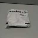 RUNNING GIRL High Impact Sports Bras for Women, High Support Running Strappy Women's Sports Bra with Sewn in Pads (White, XL)