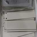 Farmhouse 9 Drawer Dresser, 54" Wide Cream Bedroom Dressers, Vintage Design Wide Dressers, Dresser for Bedroom with Natural Texture for Living Room, Hallway