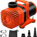 DOKO 5300GPH Submersible Water Pump, 450W Pond Pump High Flow with 25 FT Lift Height & 20 FT Power Cord, Ultra Quiet Fountain Water Pump for Ponds, Aquariums, Waterfalls, Hydroponics Outdoor