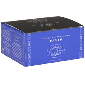 Harney & Sons Paris Black Tea | 50 Tea Bags | Fruity Vanilla & Caramel Blend with Hint of Lemony Bergamot (EXP 04/19/28)
