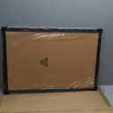 Board2by Cork Board Bulletin Board 20 x 30, Black Wood Framed Corkboard, Office Board for Wall Cork, Large Wall Mounted Notice Pin Board with 16 Push Pins for School, Home & Office