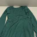 Haloumoning Girls Long Sleeve T-Shirt Dresses Kids Fall A-Line Twirly Skater Dresses 5-14 Years , Size -140, Dark Green