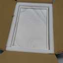 Marble Tray for Bathroom Counter Decor Ceramic Perfume Organizer Vanity Tray for Dresser Jewelry Dish Key Plate Rectangle Marble Sink Trays Countertop Organizer White,Large (11.8" x 7.9" x 1")