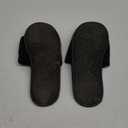 Joyspon Women’s Quilted Slide Slippers – Size 10W, Black