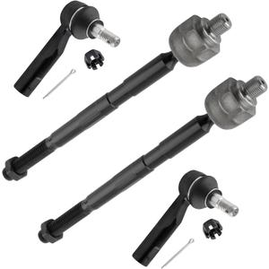 4pcs Front Outer Tie Rod End Suspension for Chevrolet Colorado for GMC Canyon 2006-2012, for Isuzu i-290 i-370 2007-2008, for Isuzu i-350 for Isuzu i-280 2006 ES800464 EV800301