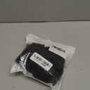 Womens High Waisted Bikini Bottoms Full Coverage Black Bathing Suit Bottoms Tummy Control Swimsuit Bottoms (Small)