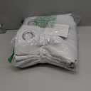 ChrisDowa 100% Blackout Curtains 90 inch Long for Bedroom with Black Liner, 2 Thick Layers Total Blackout Thermal Insulated Grommet Long Window Curtains 2 Panels Set (Light Grey, 52 x 90 Inch)