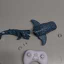 Remote Control Shark Toys, 1:18 Scale High Simulation RC Shark Fish Toys for Swimming Pool Bathroom, 2x700mAh RC Boat Water Toys Great Gift for 6+ Year olds Boys Girls Kids (Dark Green)