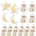 Demissle 20 Pcs Baby Shower Favors Soaps Moon and Star Shaped Bath Handmade Soaps with White Thank You Cards Showing Love Gifts for Guest Return Prizes Gender Reveal Birthday Party Decor