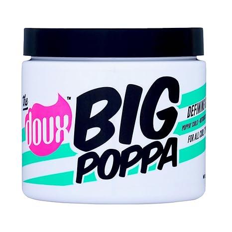 The Doux BIG POPPA Curl Defining Gel for Curly Hair – Frizz Control Styling Gel with Babassu Oil for LongLasting Shine & Soft Hold – NonCrunch Hair Gel for Women, Coils, Waves & Curls