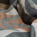 GENIMO Outdoor & Indoor Area Rug 6'x9', Waterproof, Non-Shedding, Easy Cleaning, Leaf Mat for Patio, Living Room, Balcony, Dining Room, RV, Deck, Bedroom, Camping, Outside Carpet, Beige Grey