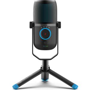 JLab Talk USB Microphone, USB-C Output, Cardioid, Omnidirectional, Stereo or Bidirectional, 96k Sample Rate, 20Hz, 20kHz Frequency Response, Volume, Gain Control, Quick Mute, Plug & Play