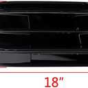 Replacement for Front Bumper Glossy Black Grille 2018 2019 2020 Audi Q5 Driver Passenger Side AU1038145 AU1039145