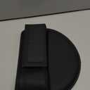 KHGUZ Leather Car Seat Gap Filler Organizer, Adjustable Vehicle Side Gap Storage Box, Auto Front Seat Crevice Catcher for Phones, Glasses, Keys, Universal for SUV, Sedan, Truck (Black)