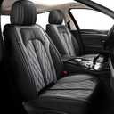 TTX LIGHTING Seat Covers for Car Full Set Fit for Honda Accord 2003-2017, Automotive Leather Seat Cushion Breathable Waterproof Seat Protectors with Airbag Compatible(red)