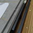 WOHOMO Folding Desk, Small Writing Desk 39.4", Space-Saving Foldable Laptop Table Writing Workstation for Home Office, Easy Assembly, Grey