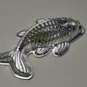 3D Aluminum Alloy Carp Cake Bakeware, Fondant Cake Decoration Bakeware, Fish-Shaped Cake Mold (9 Inch)