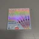 12 Colors Nail Art Marker Pens Set, Nail Markers for Nail Art, Suitable for Nail Art, Nail Painting, And Artistic Decorations; Suitable for Both Children And Adults, Nail Art Pen Set for Beginners