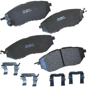 Bendix Premium SBC1078 Ceramic Front Brake Pads for Subaru B9 Tribeca 2007-2006, Forester 2018-2014, Legacy 2019-2005, Outback 2019-2010, Tribeca 2014-2008, WRX 2021-2015