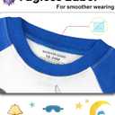 DAUGHTER QUEEN Boys Pajamas 4 Pieces Short Set 100% Cotton Sleepwear, Size: 4T