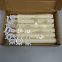 6 Pcs Sensor Dawn to Dusk Window Candles, Flickering Battery Candles for Windows, Ultra Bright Fake Candle Lights with Suction Cup, Led Candlesticks for Xmas Home Decor, White Light