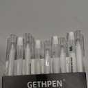GETHPEN White Gel Pens,0.6mm 08mm 1.0mm Fine Point Opaque White Archival Ink Pen for Black Paper Drawing, Sketching, Illustration, Bullet Journaling, Pack of 9