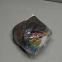 ATAYOU Brown Wavy Ombre Wig with beard Glasses Glaove Pants Chian for Men Halloween Cosplay Accessories