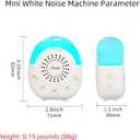 Noise Sound Machine Night Light White Noise Machine with 30 Soothing Sounds & 5 Color Nursery Lights Timers Child Lock USB Rechargeable Sleep Sounds Machine for Baby Kids Adults
