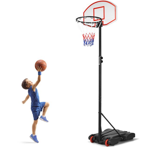 Portable Basketball Hoop with Wheels and 28" Backboard for Kids Youth Adults and Family,
SP38071