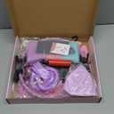 Pilates Ring Kit with Adjustable Ankle Wrist Weights, Resistance Bands, Ball, Pilates Equipment Ball for Home Workout to Tone, Sculpt and Strengthen, Fitness Magic Circle Rings for Yoga Women (Pink)