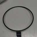 12-Pack 8 Inch Flower Pot Holder Ring Hanging Plant Holder Wall Mount Metal Plant Hangers Indoor Outdoor Planter Hooks Brackets for Patio, Garden, Home, Matte Black