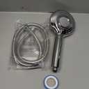 FEELSO Filtered Shower Head with Handheld, High Pressure 3 Spray Mode Showerhead with 60" Hose, Bracket and 15 Stage Water Softener Filters for Hard Water Remove Chlorine and Harmful Substance (Chrome)