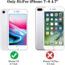 ZHONGWEI Clear Phone Case Compatible with iPhone SE/7/8 with Mermaid-AB0 - Sleek Protection with Style and Durability for Any Smartphone Model.