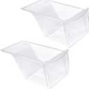 [2 PACK] 240337103 Refrigerator Crisper Drawer Replacement Compatible with Frigidaire Kenmore Refrigerator Drawer Replacement, Frigidaire Drawer Replacement for AP2115741, 240337100, 240337102